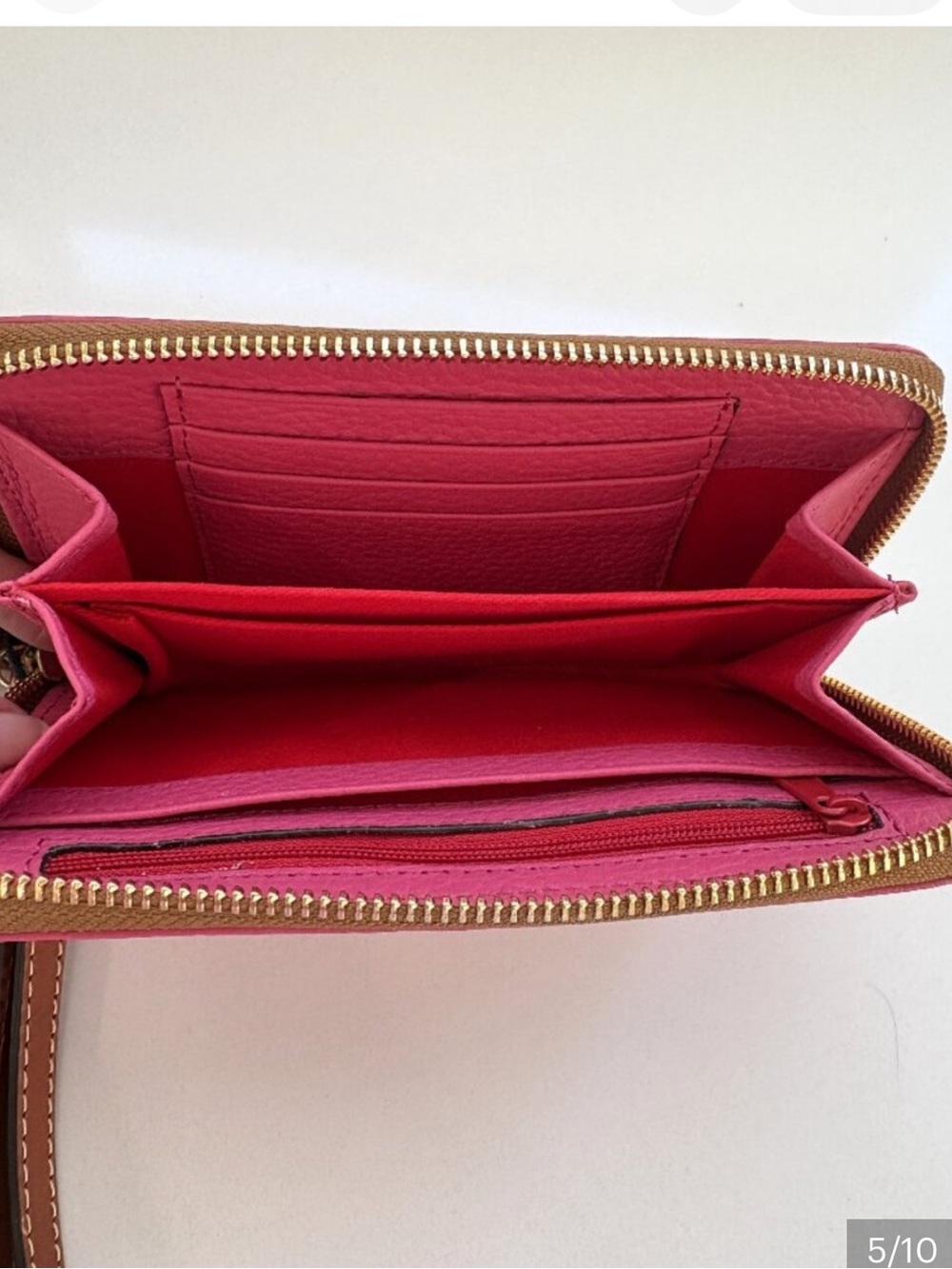 Dooney Bourke Pink Wristlet Wallet - Picture 2 of 4